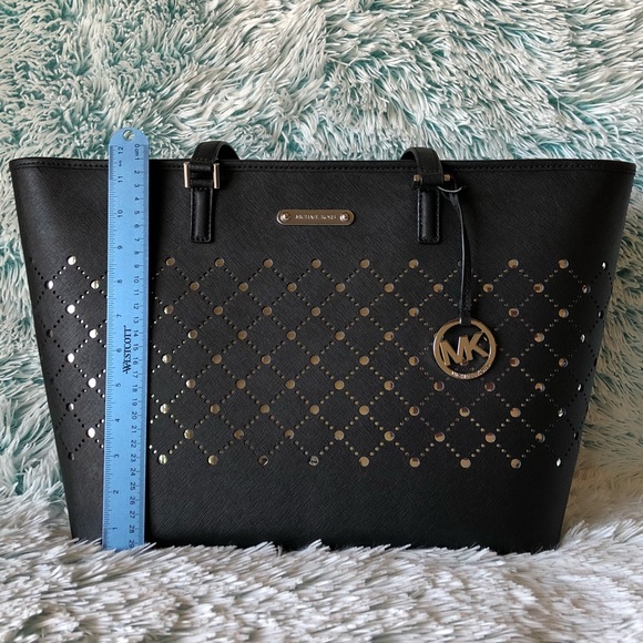 NWT Michael Kors Black Carry All Bag - Picture 8 of 8